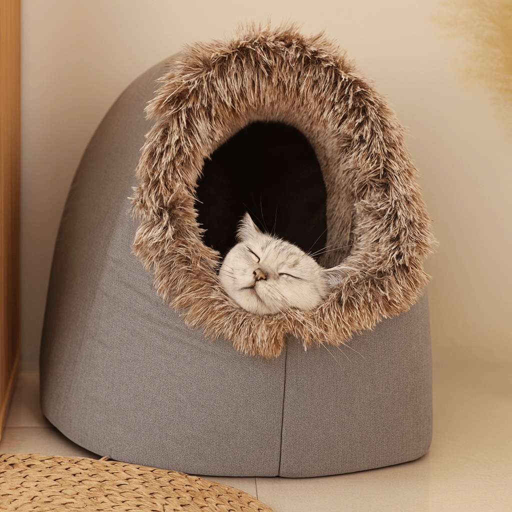 Isoleret vinterseng til kat og hund, produktbillede