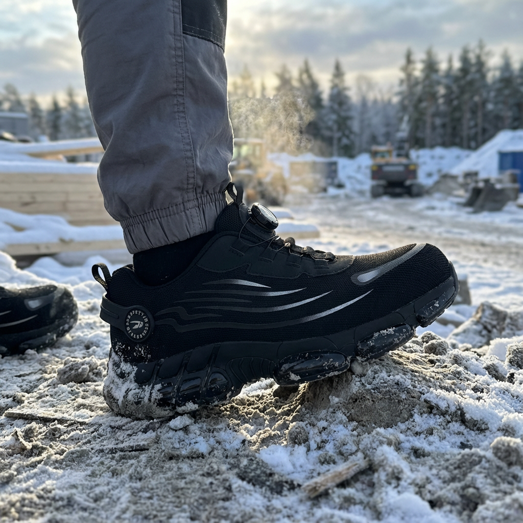 Norillo™ – ArmorFlex S3 Air – Ultralette sikkerhedssko med stålkappe & drejespænde