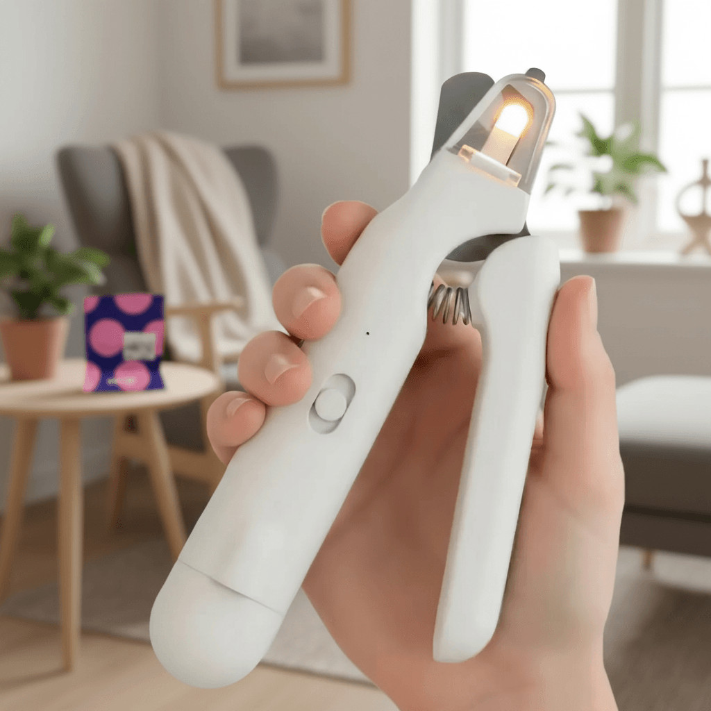 Norillo™ 2-i-1 kloklipper med LED-lys til hunde og katte