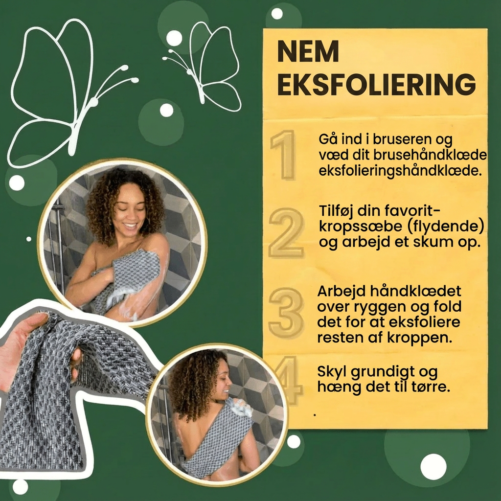 Nem eksfoliering - trin for trin