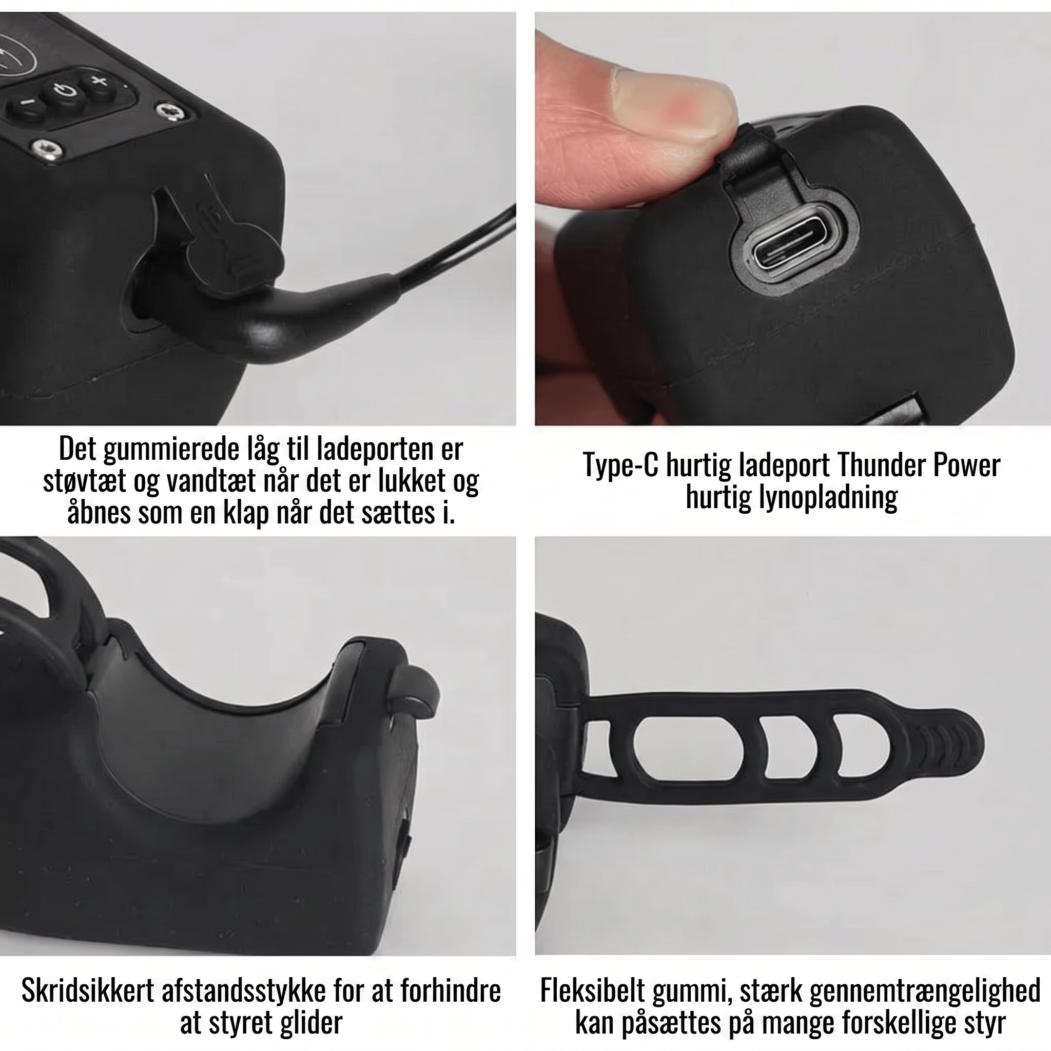 Cykelhorn 4panel dansk