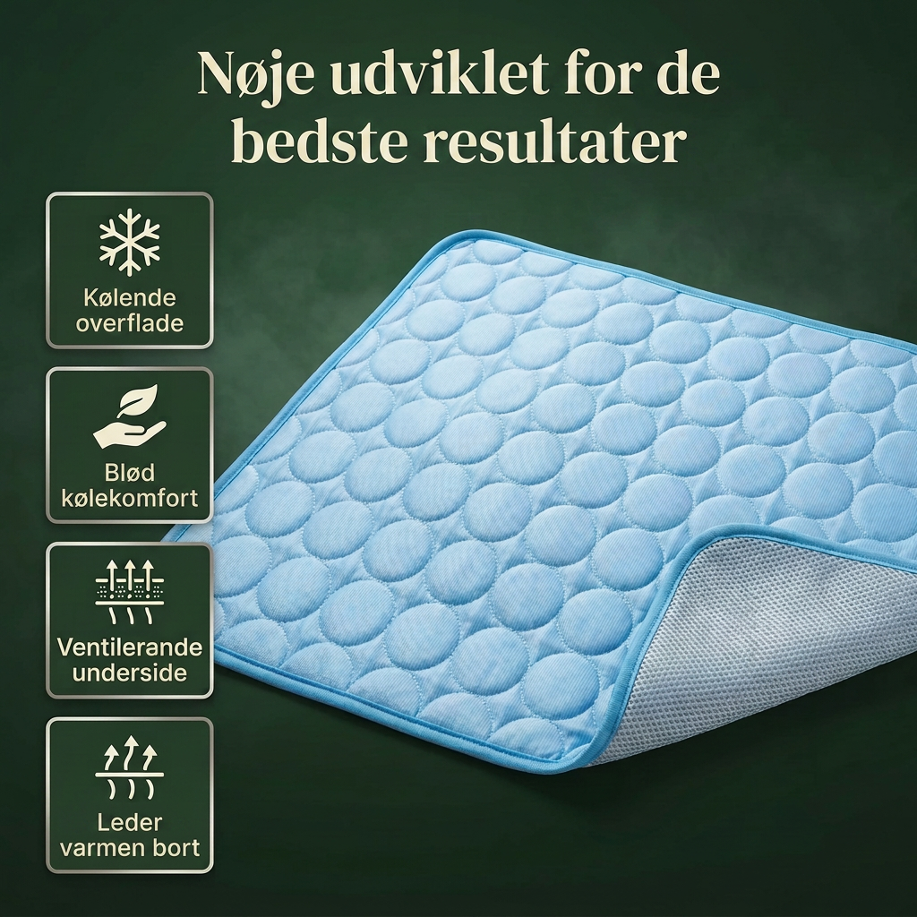 Koelemaatte funktioner infografik