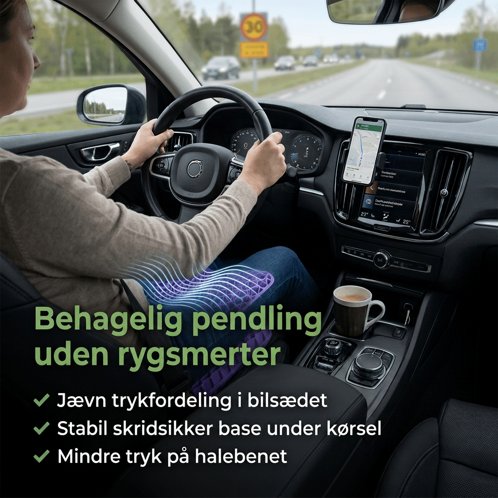 Behagelig pendling uden rygsmerter