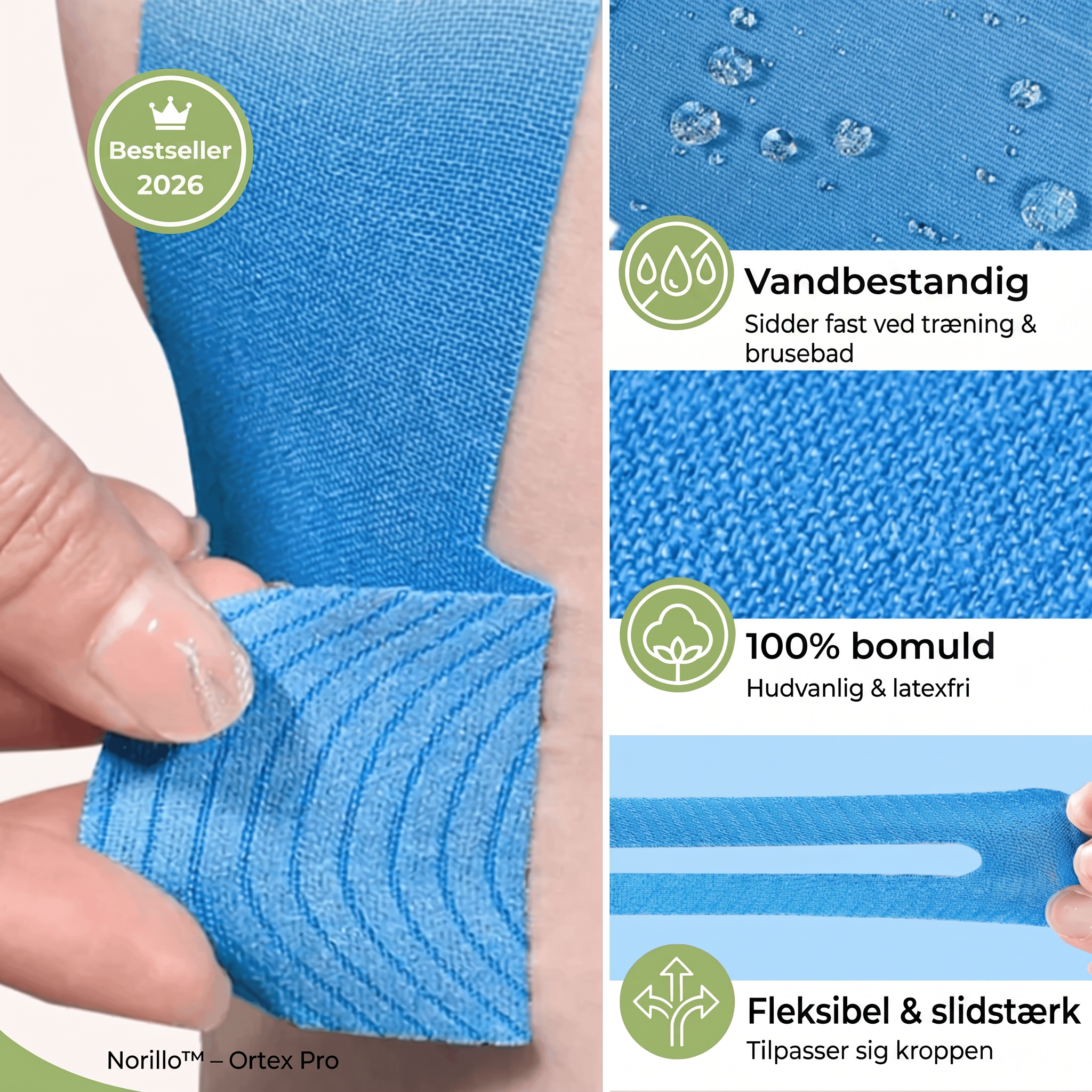 Norillo Ortex Pro materiale vandbestandig bomuld