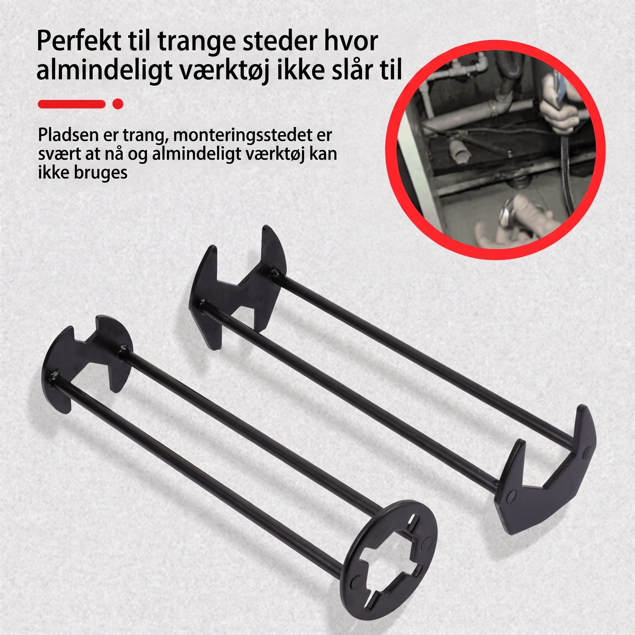 Perfekt til trange steder VVS rørtang