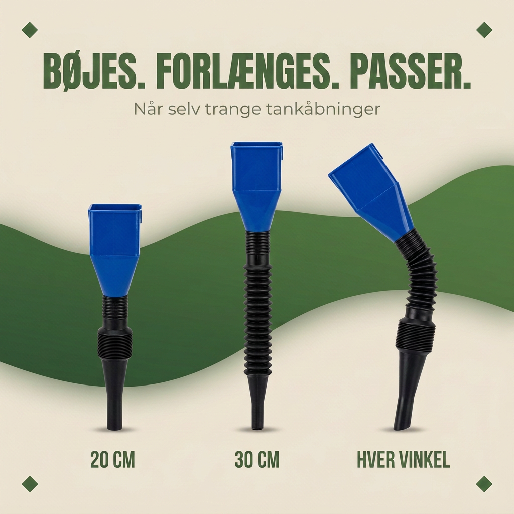 Bøjes forlænges passer - hver vinkel