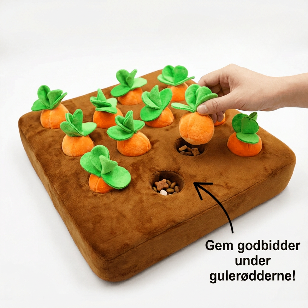 Gem godbidder under gulerødderne