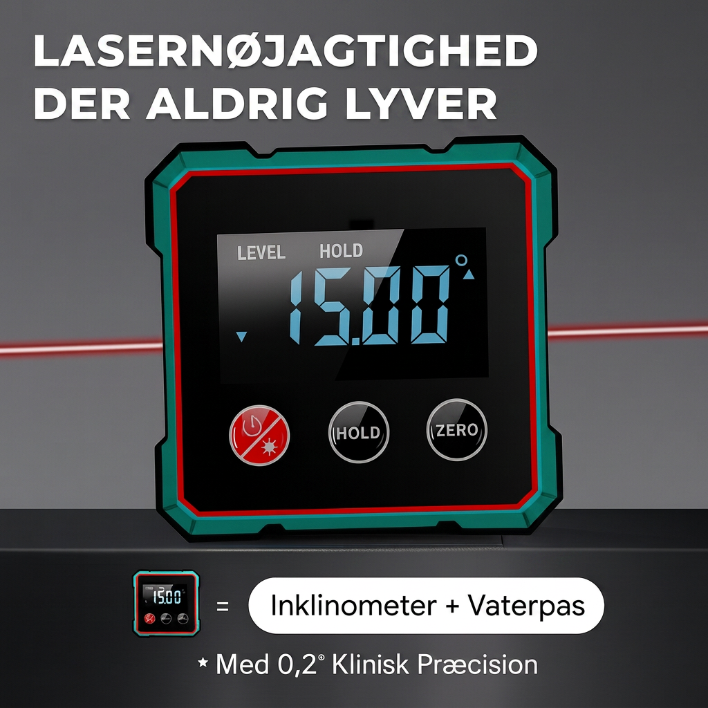 Lasernøjagtighed der aldrig lyver