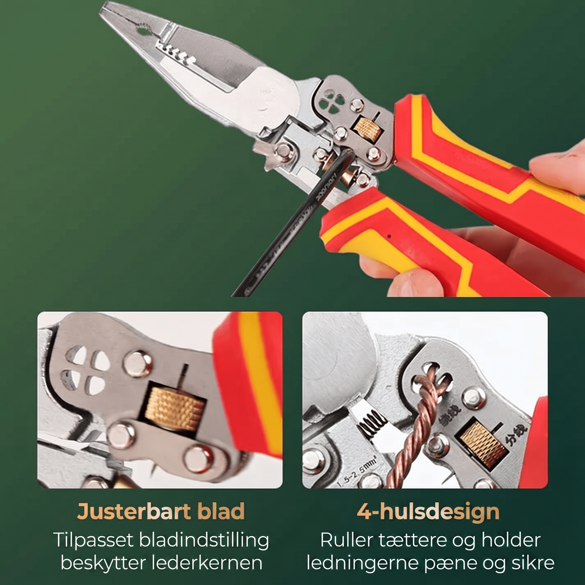 Norillo™ - 8-i-1 afisoleringstang til hurtig kapning & kabelarbejde