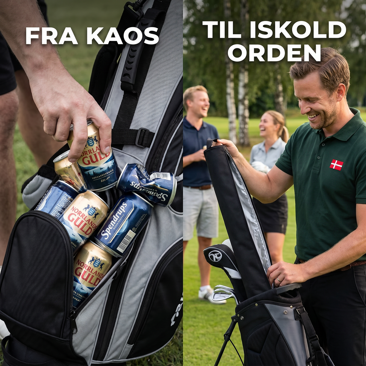 Norillo™ - BagCooler - Diskret kølesleeve der passer direkte i golfbaggen