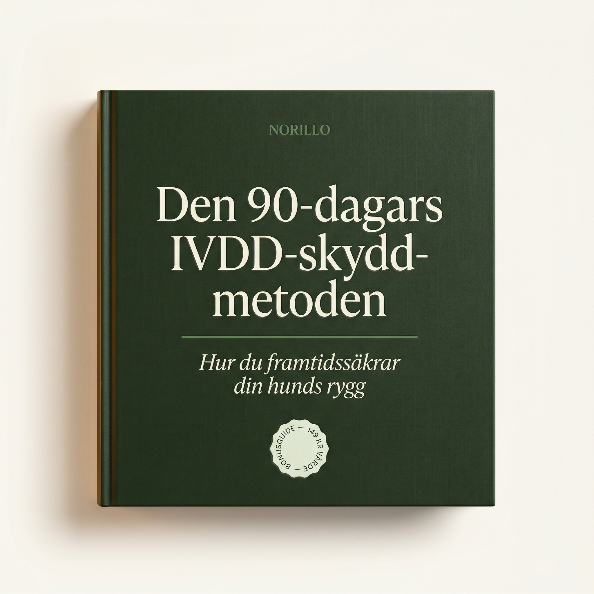Hunderyggens 41-siders redningsmanual som indbunden bog