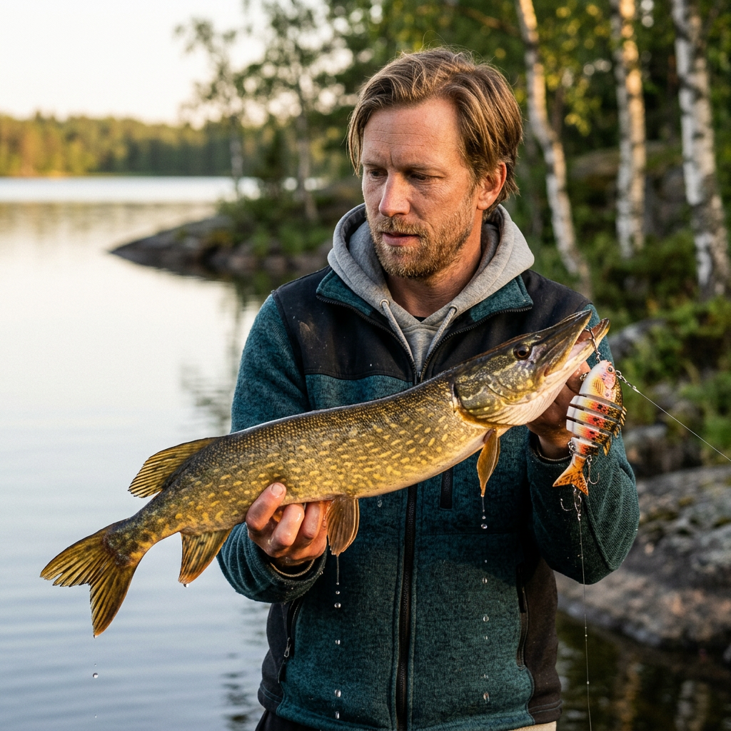 Norillo SwimStrike leddelt fiskeagn med 3D-øjne