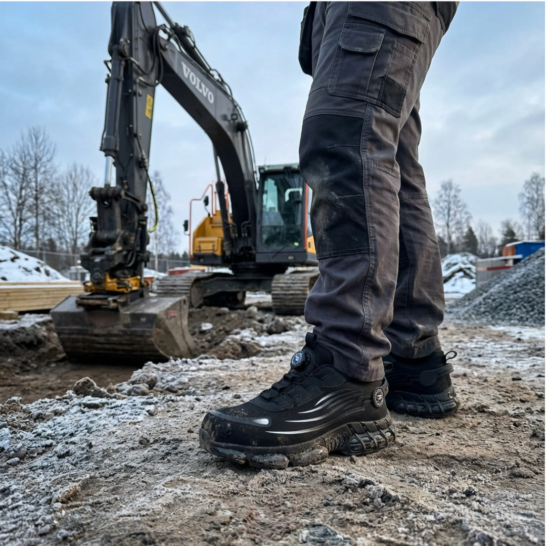 Norillo™ – ArmorFlex S3 Air – Ultralette sikkerhedssko med stålkappe & drejespænde