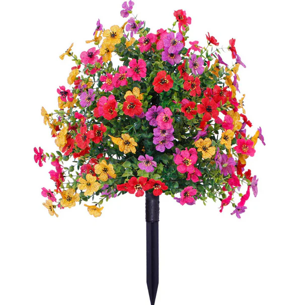 FloraLux kunstige blomster i potte, nærbillede