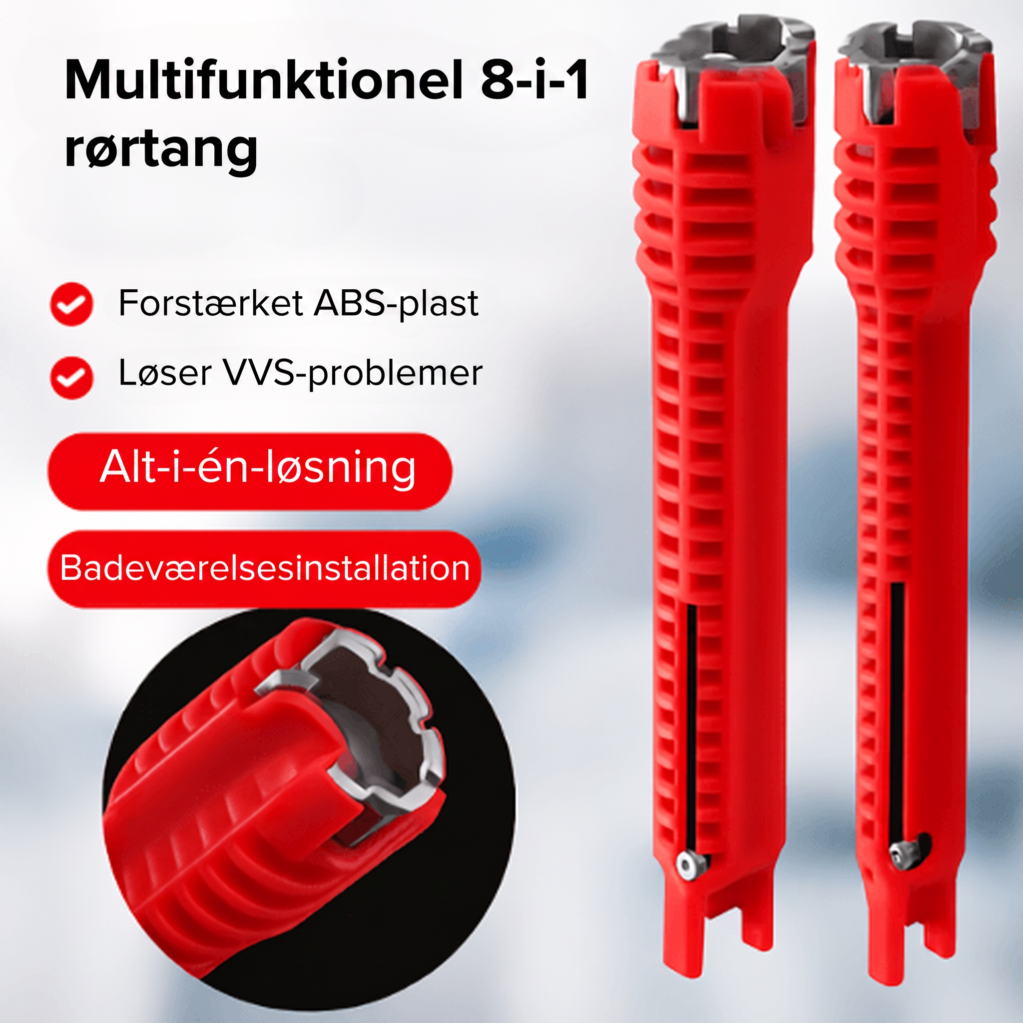 Norillo™ - 8-i-1 Rørtang til Trange Rum & Hurtige VVS-Reparationer