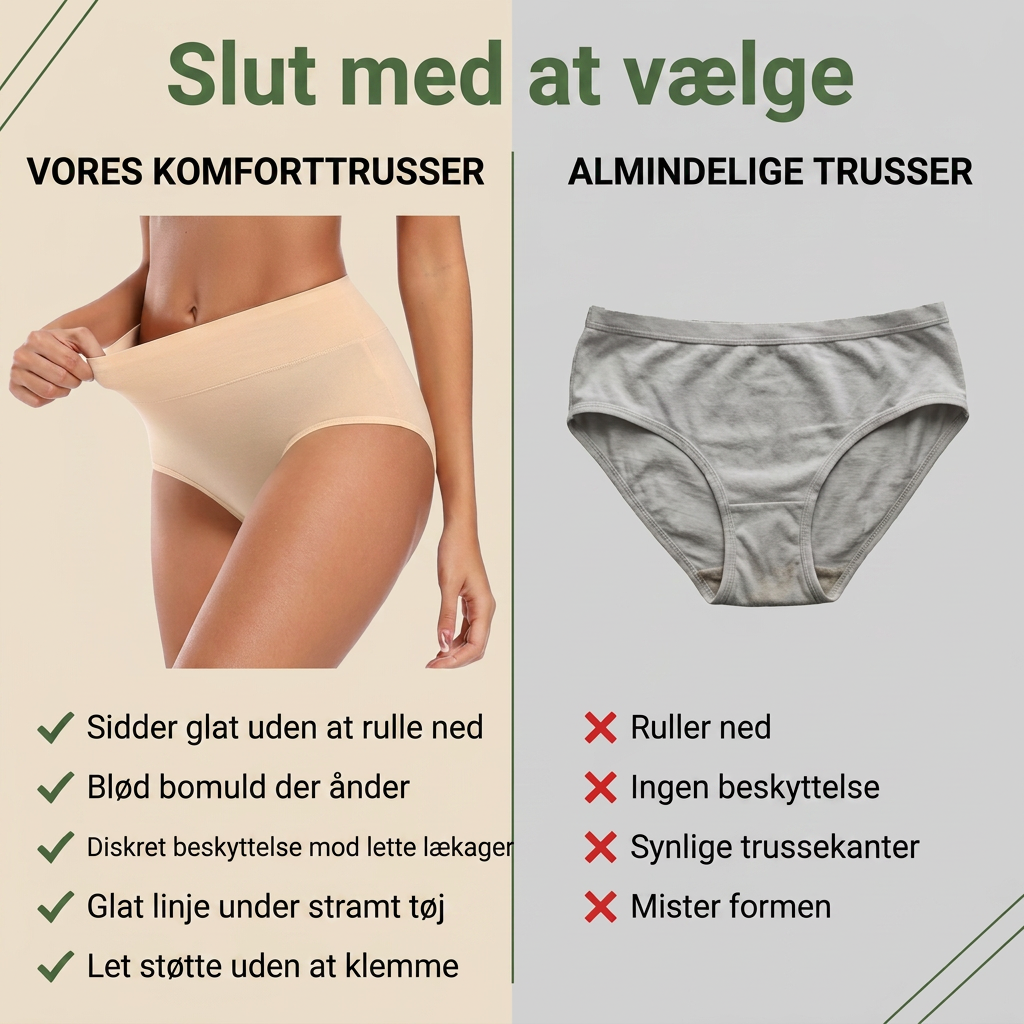 Vores komforttrusser vs almindelige