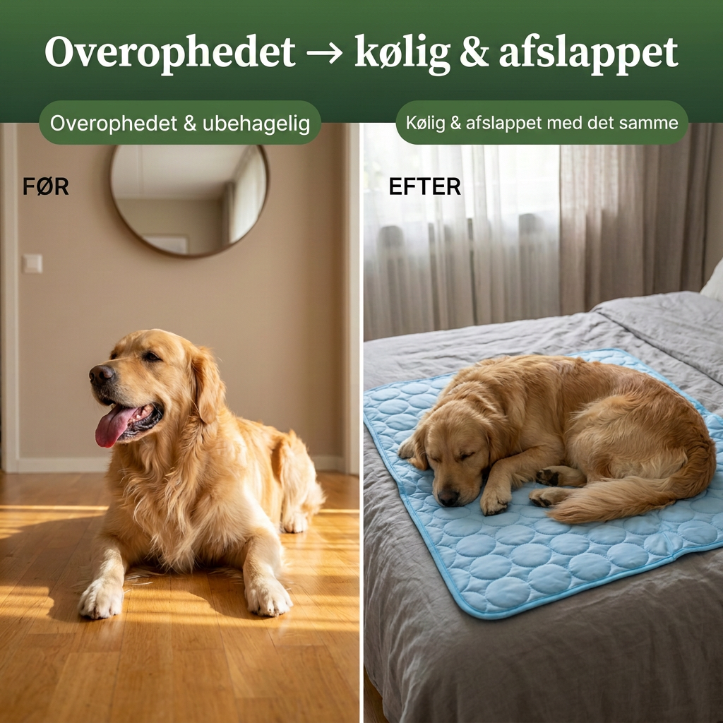 Overophedet til koelig og afslappet foer efter