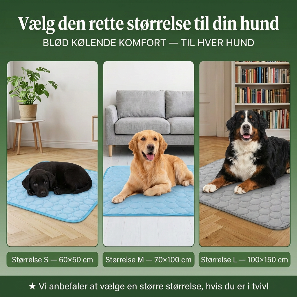 Stoerrelsesguide koelemaatte