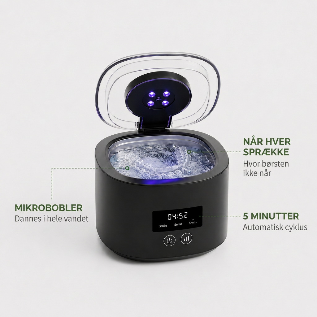 FreshSoak funktioner mikrobobler
