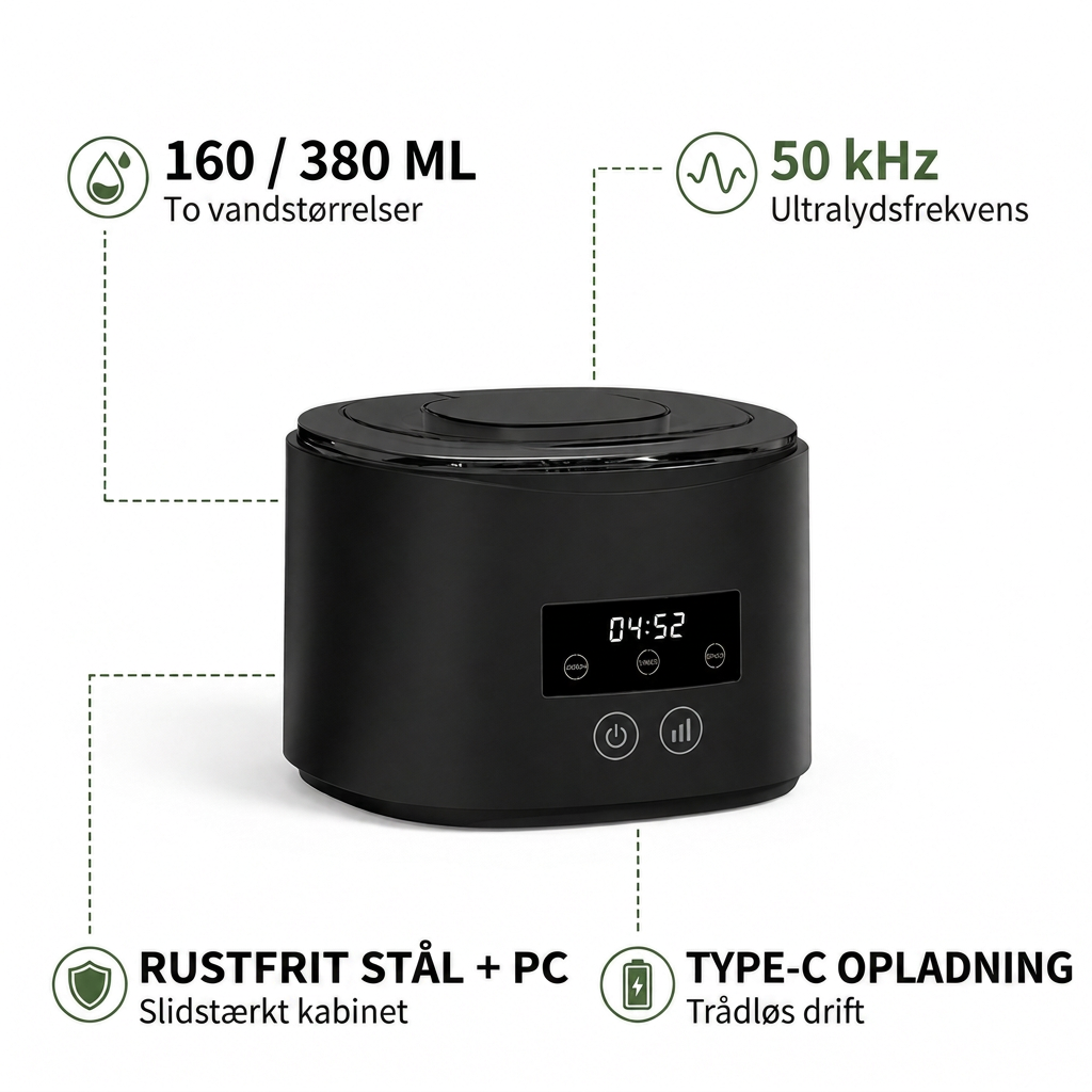 FreshSoak tekniske specifikationer