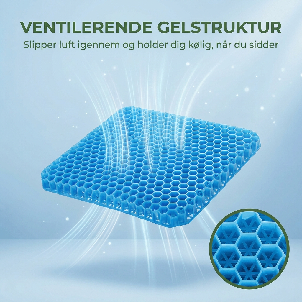 Ventilerende gelstruktur