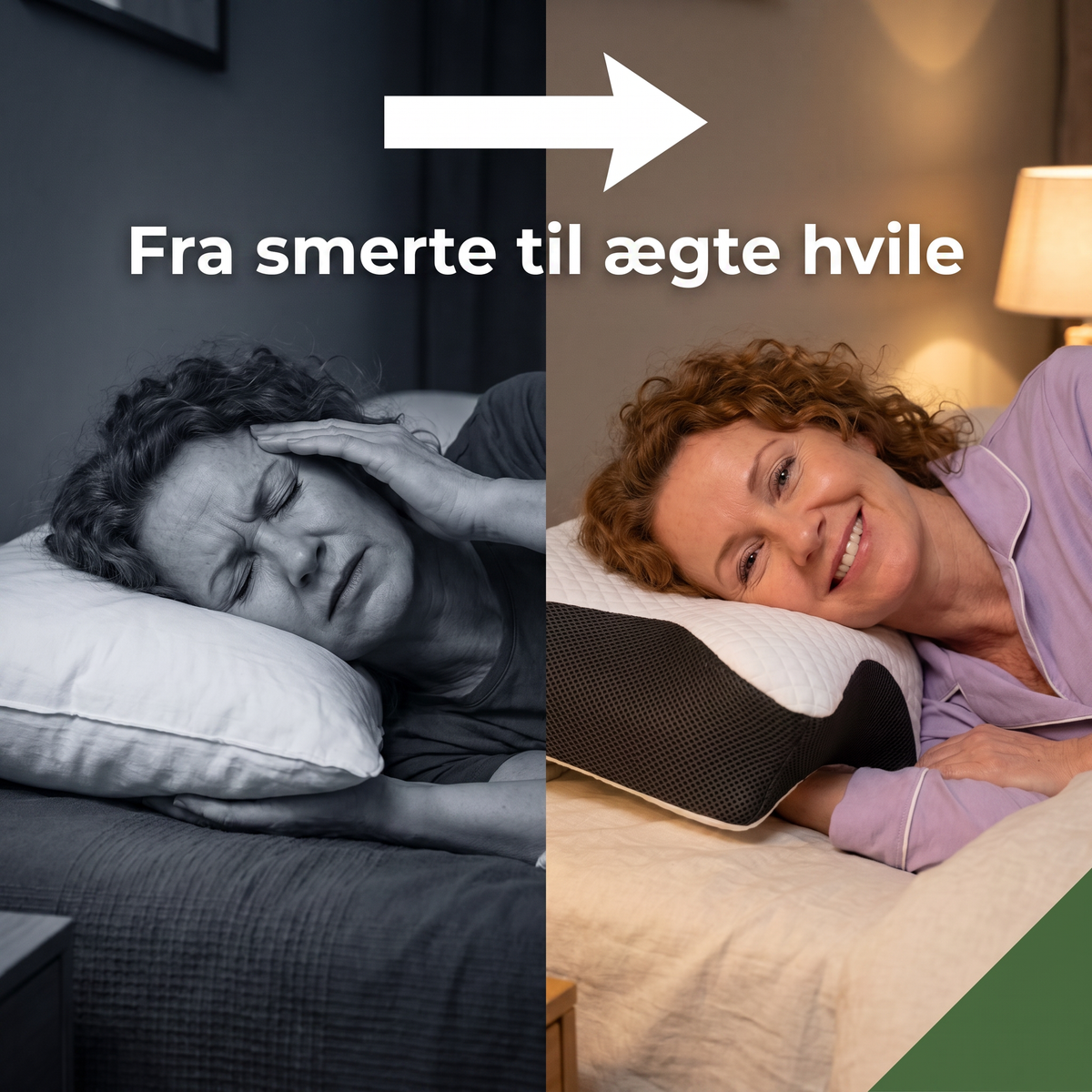 Fra smerte til aegte hvile - dansk