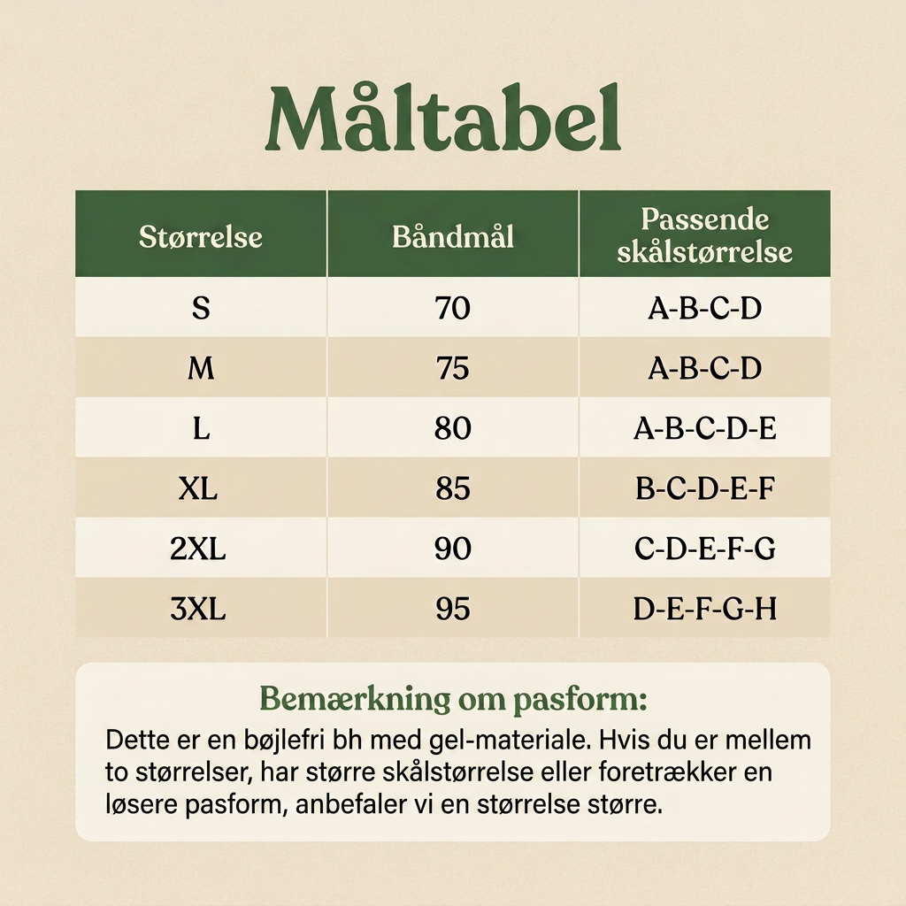 SoftForm maltabel dansk