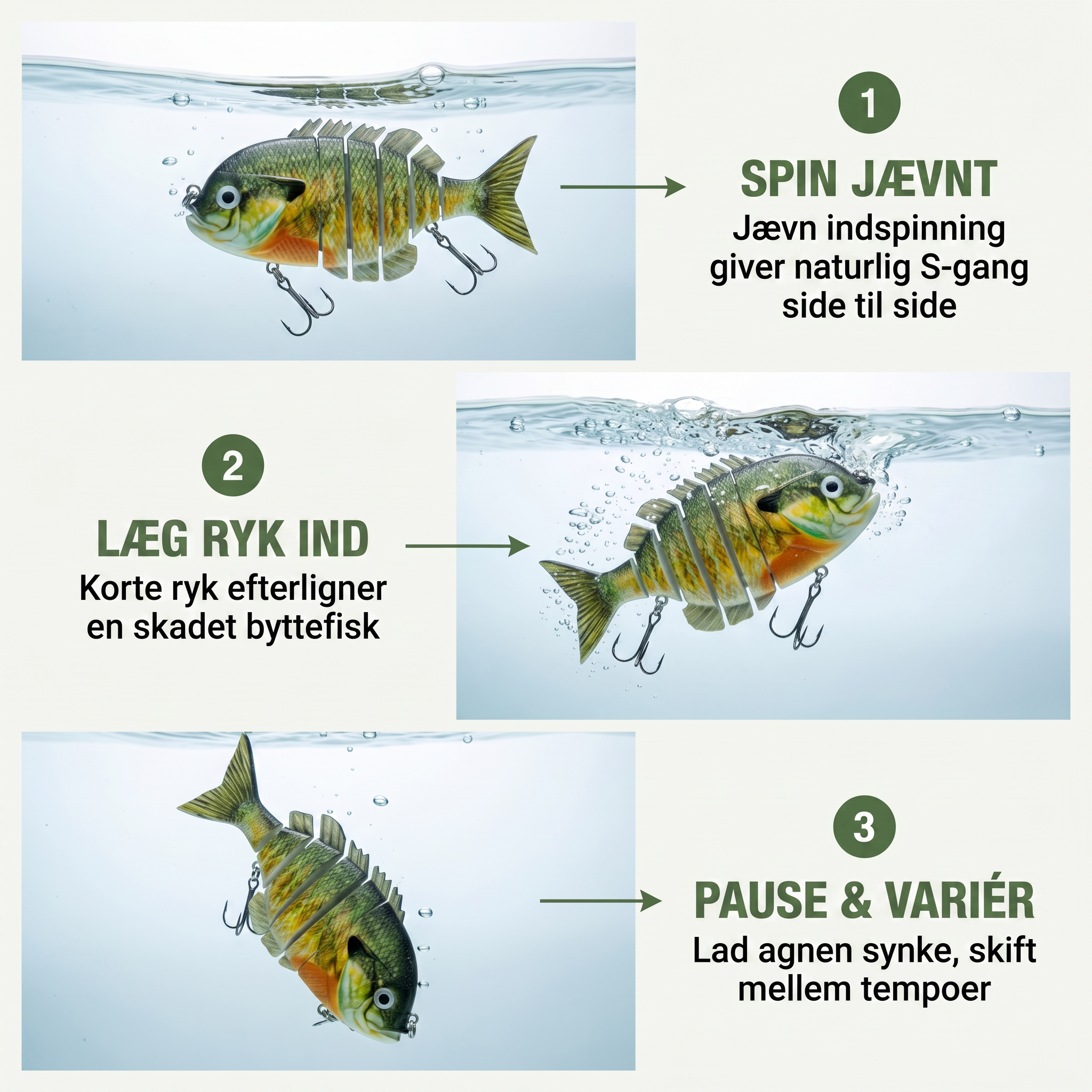 SwimStrike howto dansk