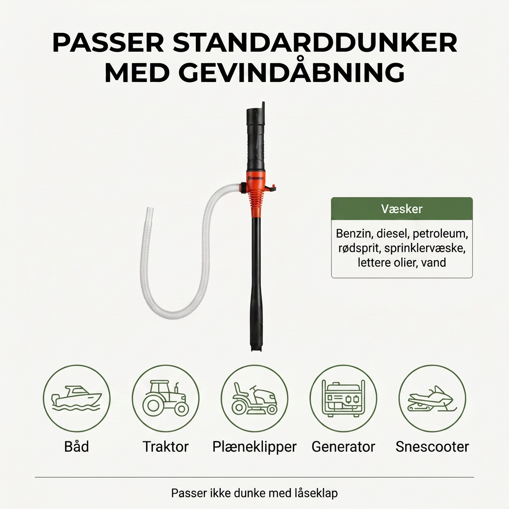 TankFlow passer standarddunke - dansk