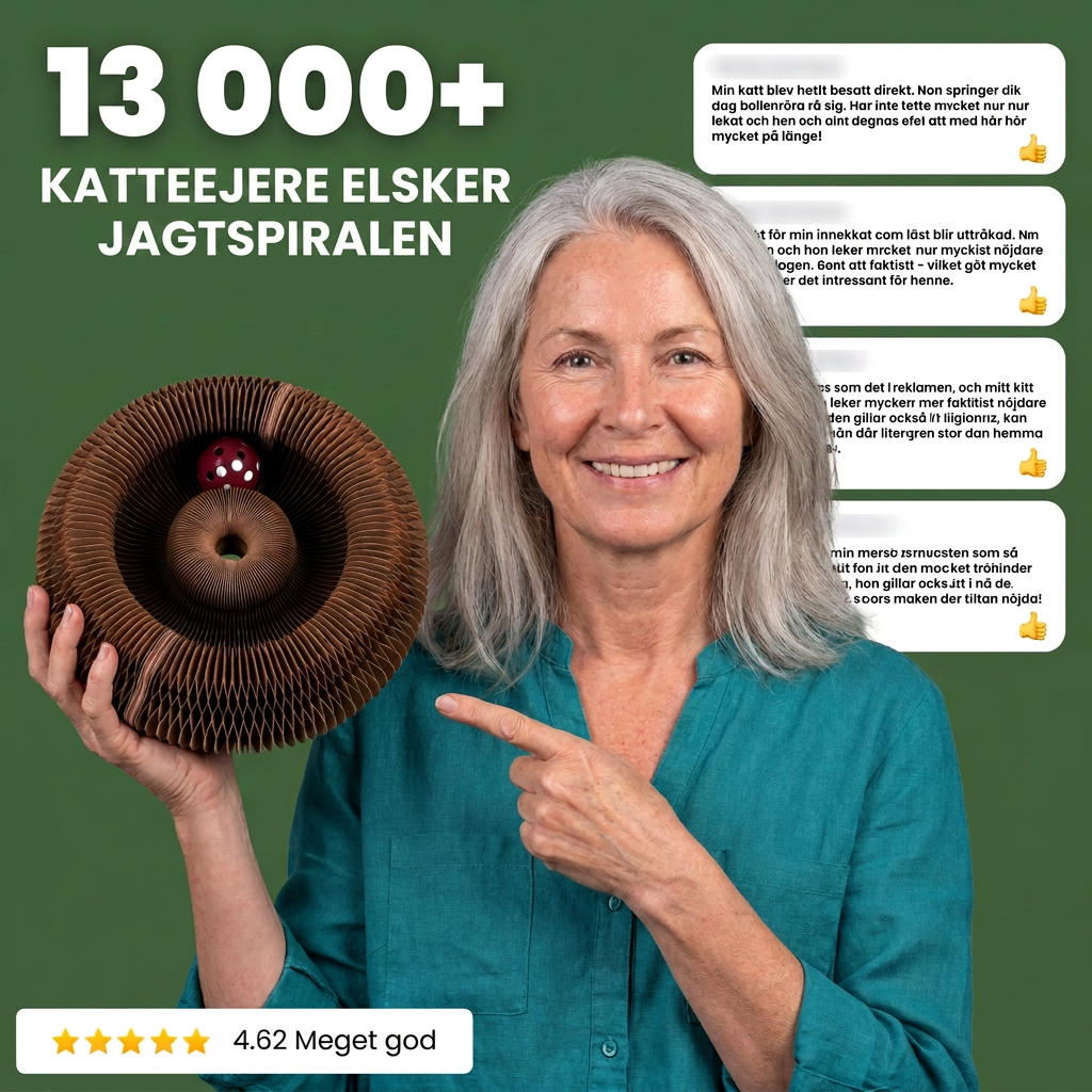13 000+ katteejere elsker jagtspiralen