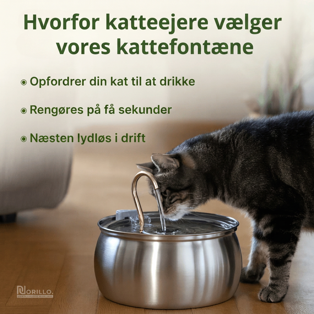 Hvorfor katteejere vælger vores kattefontæne