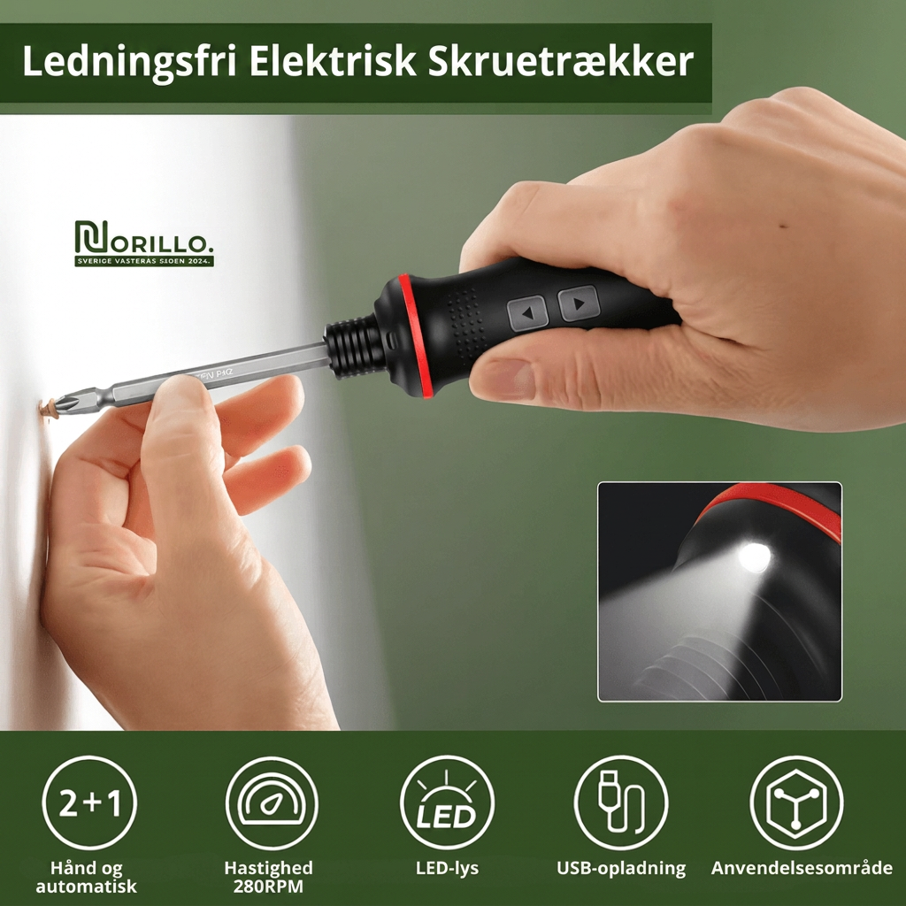 Ledningsfri elektrisk skruetrækker specifikationer