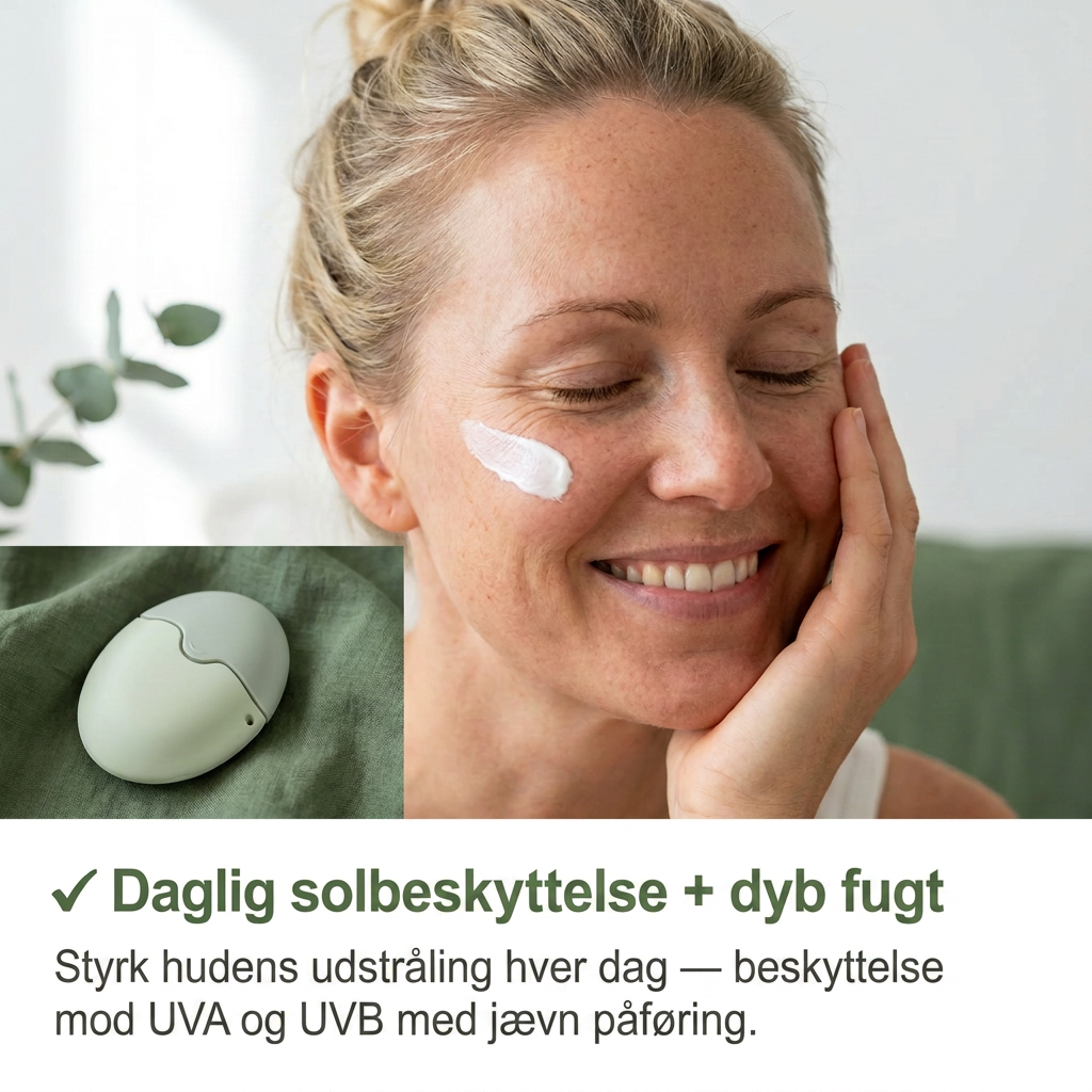 Daglig solbeskyttelse + dyb fugt