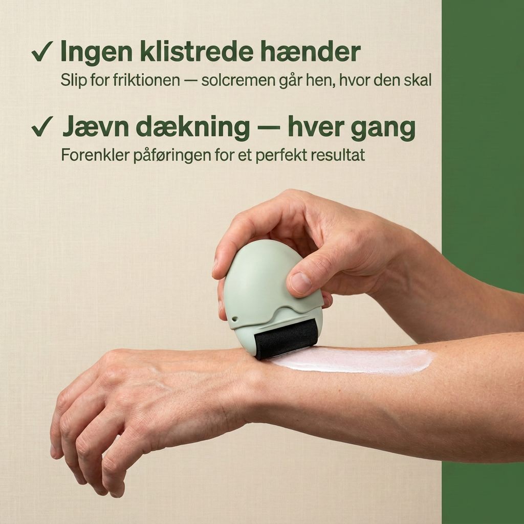 Ingen klistrede hænder - jævn dækning