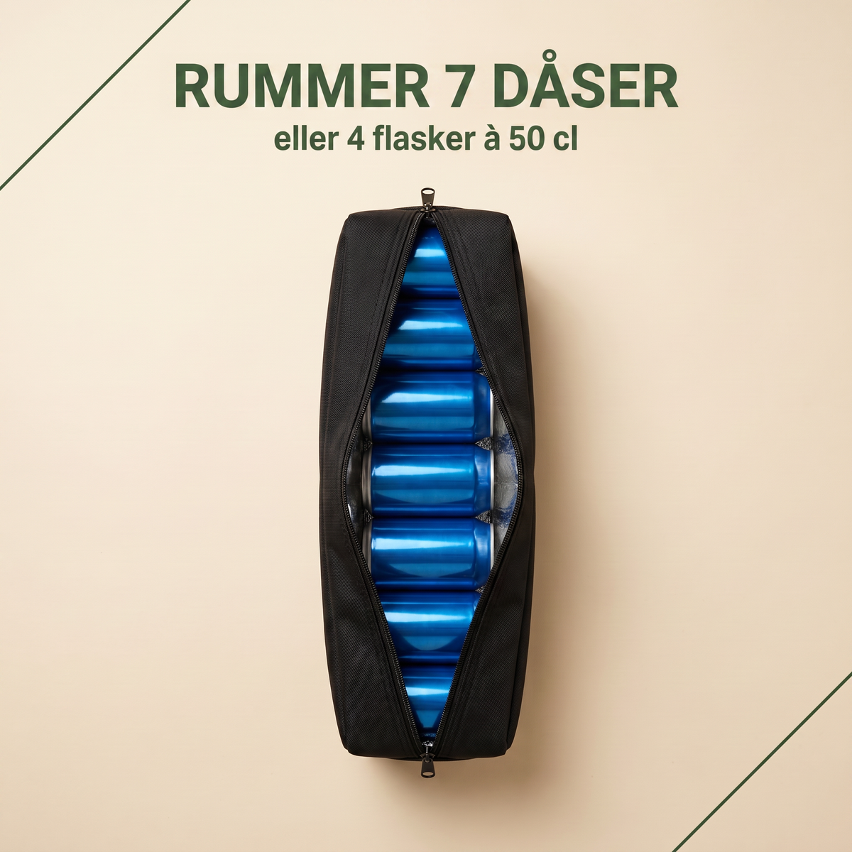 Norillo™ - BagCooler - Diskret kølesleeve der passer direkte i golfbaggen